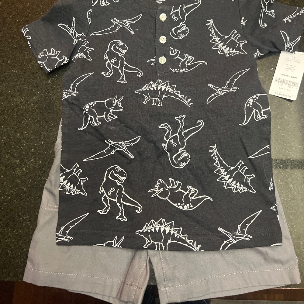 Boys shorts and top set
